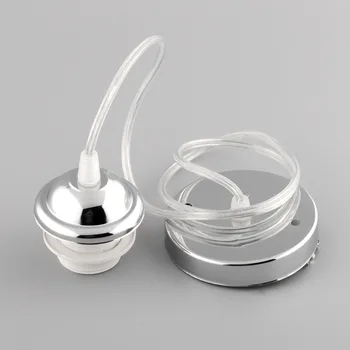 

Chrome Ceiling Rose Pendant E27 Screw Office Lamp Holder Durable Socket