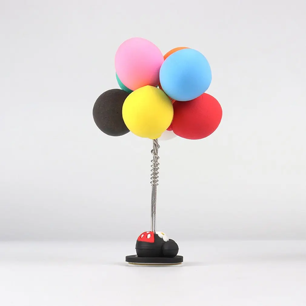 

Dropshipping Charming Auto Ornaments Multicolour Lovely Balloon Mini Console Dashboard Decoration Car Interior Supplies 2020 Hot