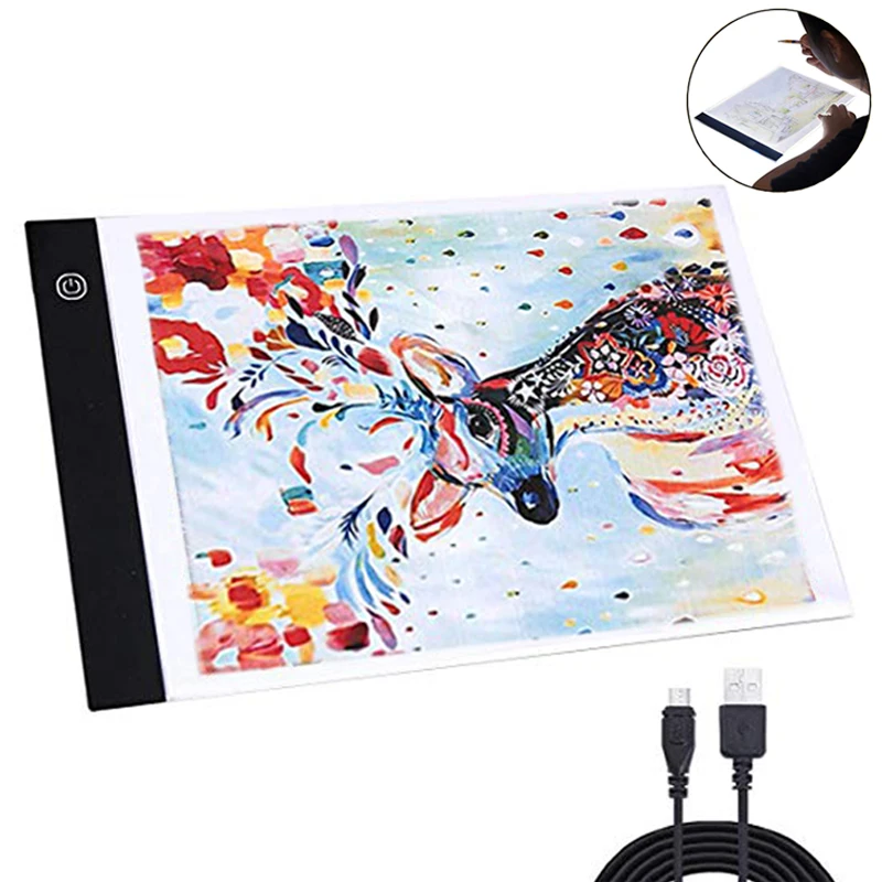 

Ultrathin 3 Level Dimmable LED Light Tablet Pad for Diamond Painting Tool Diamond Embroidery Accessories Eye Protection Tool