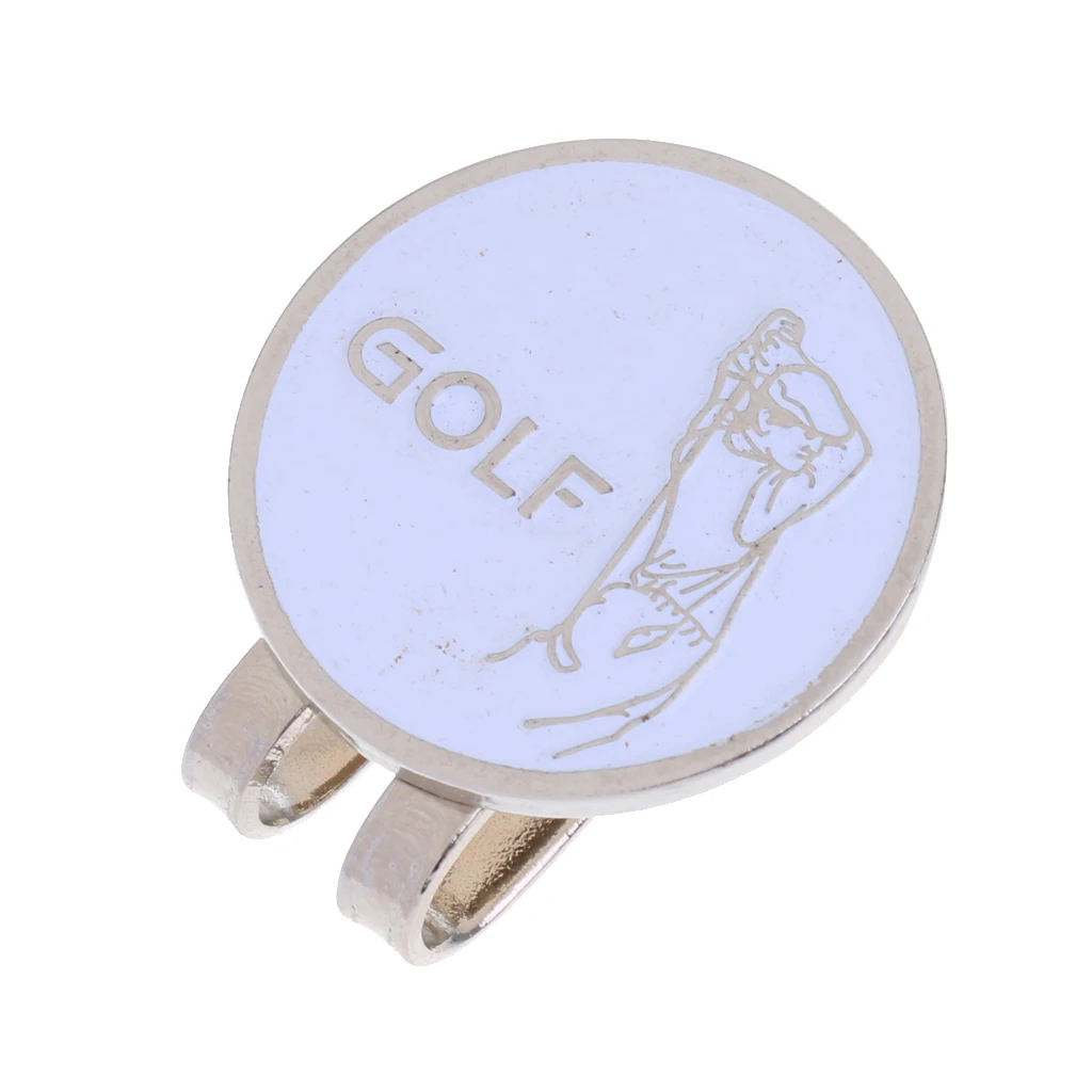 Premium Golfer Sports  Hat Clip Golf Ball Marker For Golf Cap Visor
