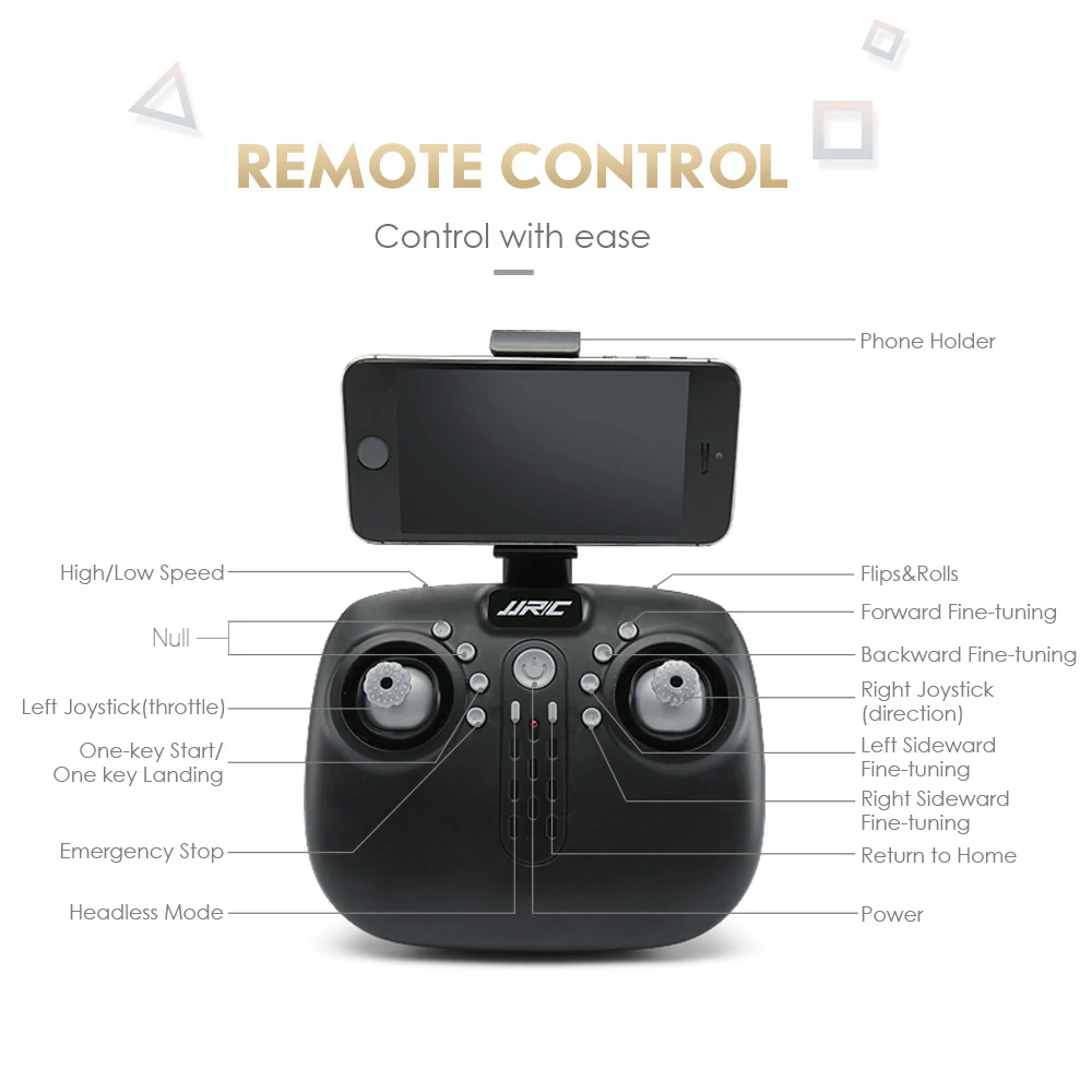 Оригинальный Квадрокоптер JJR/C H44WH Wi Fi FPV 720 P HD камера складной g сенсор мини