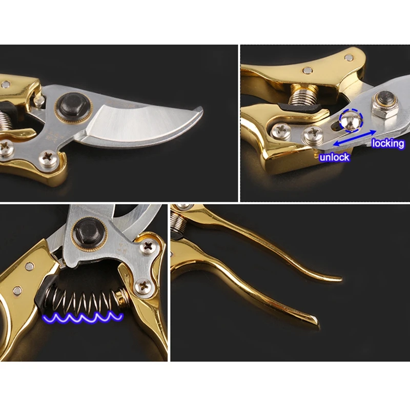 8inch Sk5 Garden Pruning Shears Tree Trimmers Secateurs Hand Pruner Clippers Garden Scissors