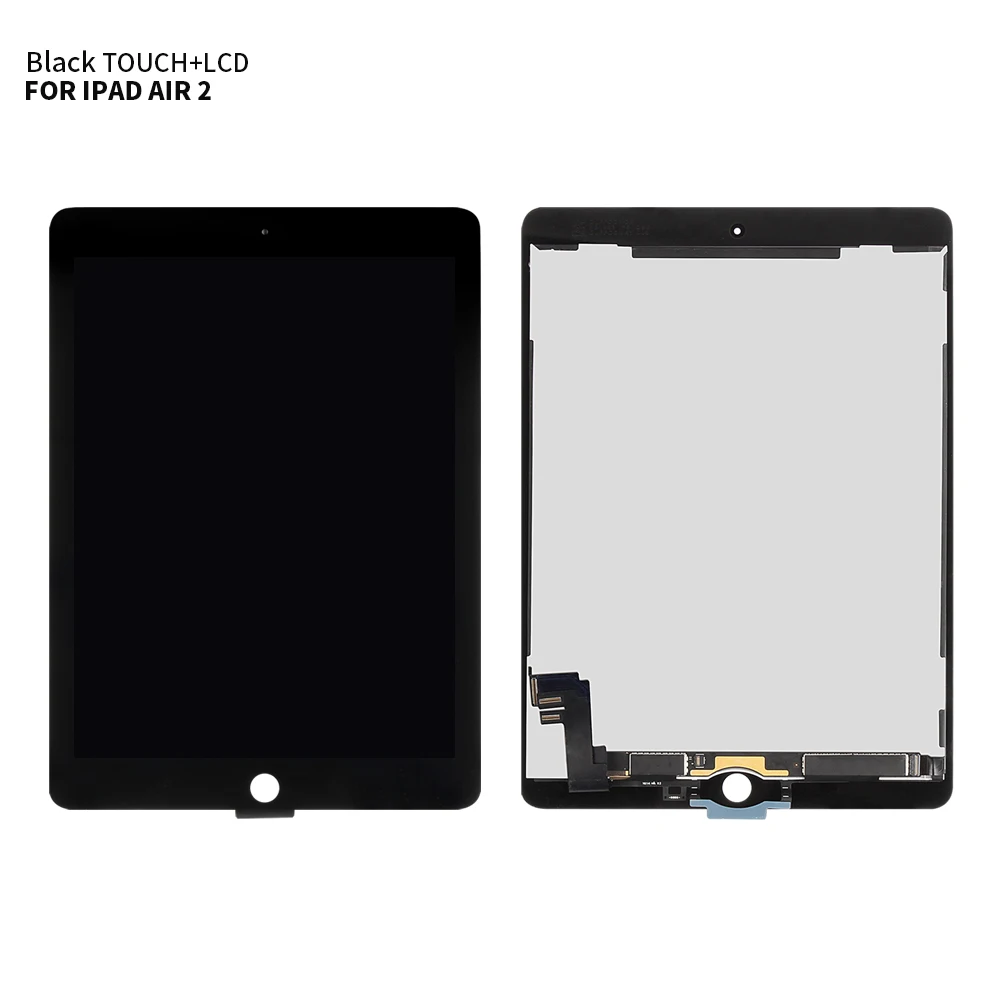 Billig Für iPad Air 2 LCD A1567 Display Touchscreen A1566 Ersatz Für iPad 6 Air 2 LCD Digitizer Matrix Bildschirm montage Air2 Teile