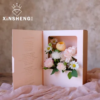 

Teacher's Day Ins Book Flower Box Creative Flower Box Floral Gift Box Box Bouquet