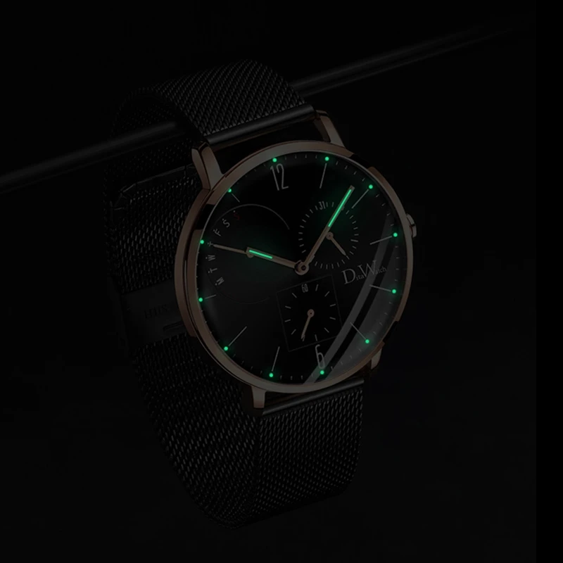 DITA Watch Fashion Leather Sport Watch Men Luxury Brand Watch Luminous Waterproof Watches Relogio Masculino erkek kol saati