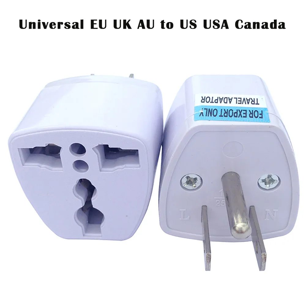 OUhaobin универсальный ЕС Великобритания AU в США КАНАДА AC Путешествия мощность Plug адаптер конвертер Прямая