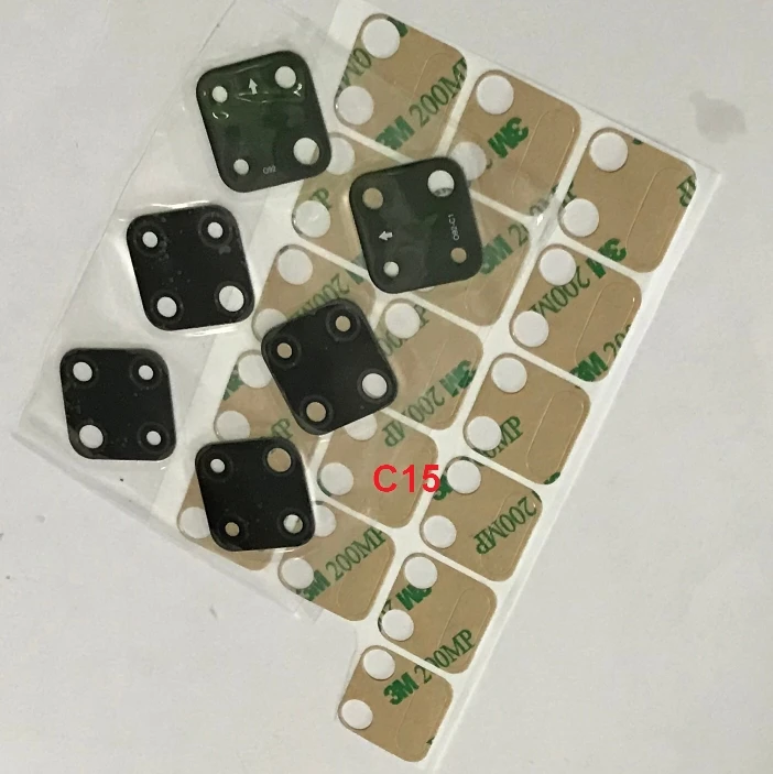 

50Pcs Rear Back Main Camera Glass Lens With Sticker Repair Part For Realme 6 Pro 7 7i C1 C2 C3 X2 X50 Pro C11 C12 C15 C17