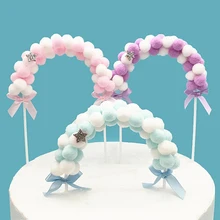 1PC Hot sprzedaży kreatywny miękkie pompon chmura na wierzch tortu na Baby Shower urodziny DIY na wierzch tortu flagi dekoracji festiwal zaopatrzenie firm tanie tanio CN (pochodzenie)