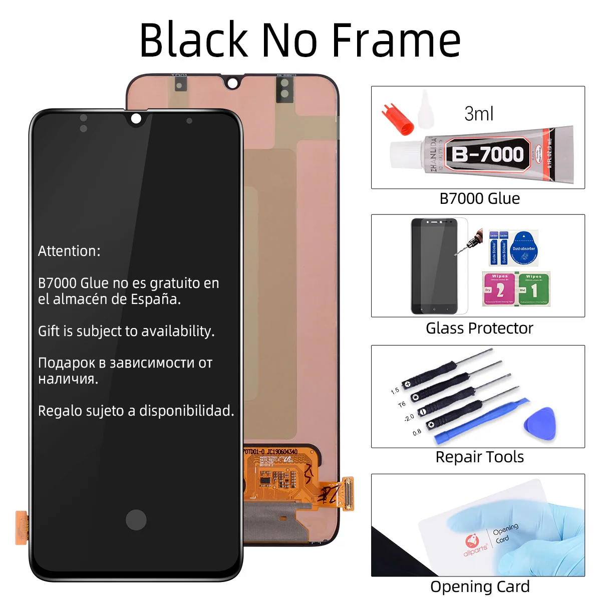 Black No Frame 6,7 'AMOLED для samsung Galaxy A70 lcd A705 A705F SM-A705F lcd сенсорный экран дигитайзер в сборе для samsung A70 A705DS lcd - Цвет: Black No Frame