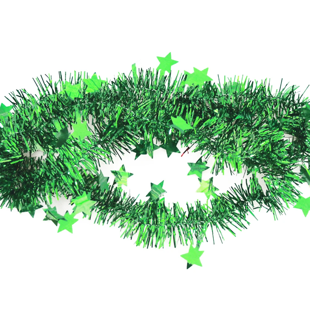 

Decorations Holiday Wedding Wool Tops Art Color Stripes Large Five-pointed Star Ribbon 1.8 M-2M Party Decorative