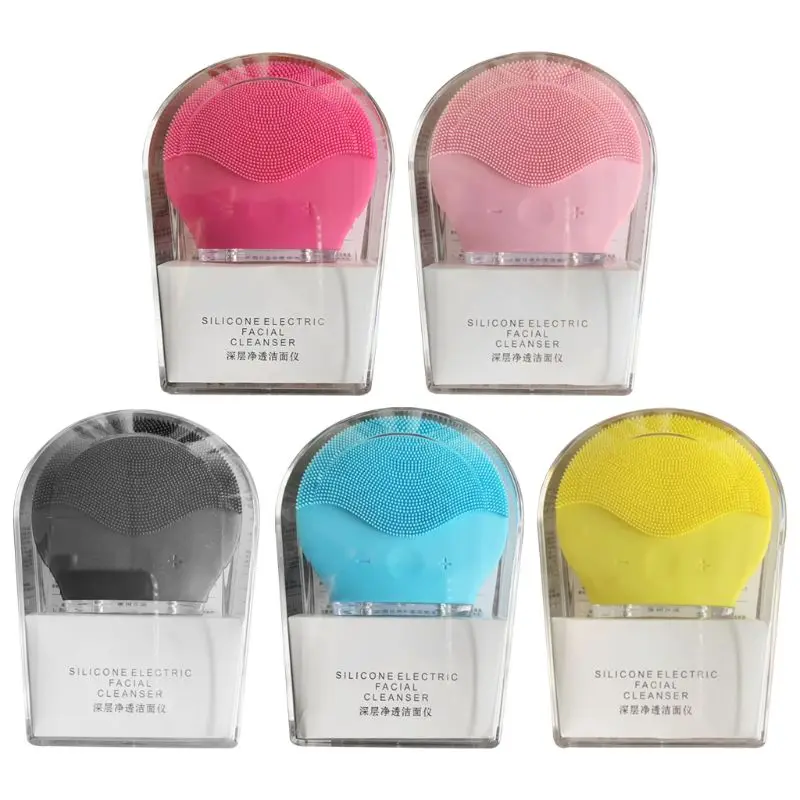 

Electric Face Cleansing Facial Silicone Rechargeable Cleanser Skin Care Tool 19QE