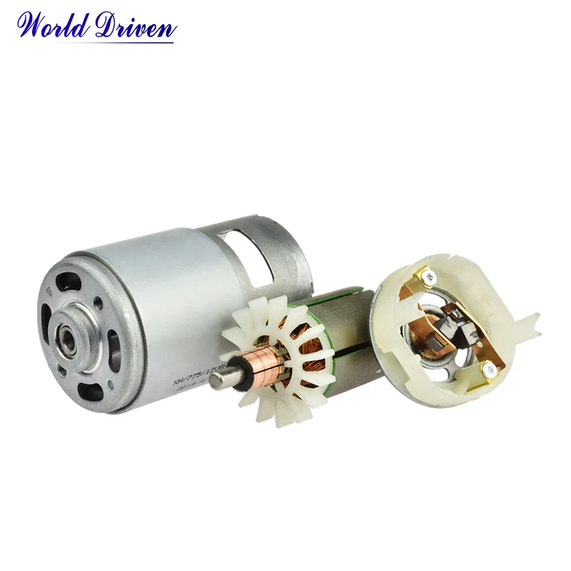 

775 Gear Mini 24v Brushed 12 Volt Industrial Geared Electric 24 Permanent Magnet Price Dc 12v Motor