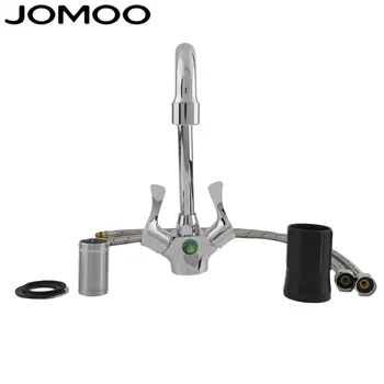 

Chrome Plated Water Tap JOMOO Silicon Brass Kitchen Faucet 360 Degree Rotation Tap With Horses Kitchen Accessories