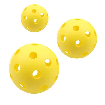 

3pcs Airflow Practice Out Sports Lightweight Outdoor Training Round Shape Accessories Pickleball Set Fun Durable