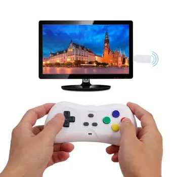 

1pc/2pcs 2.4G Wireless Game Console Super Mini Built-in 638 Games TV Video Console with Gamepad for Game Dongle Connecting to TV