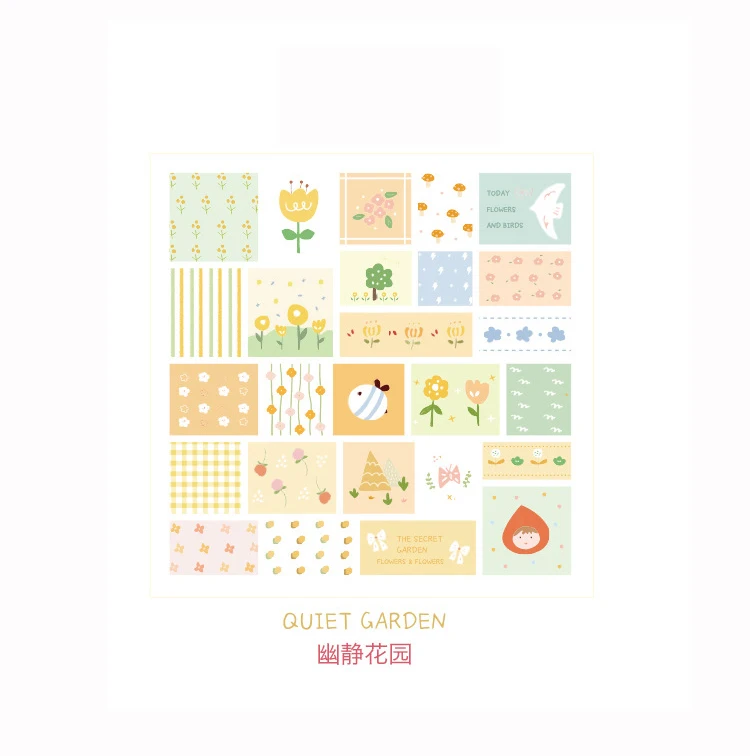 4Pcs/Pack Life is a little sweet series stickers For Kids DIY Diary Scrapbooking Photo Ablums - Цвет: C