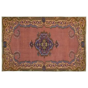 

Handmade Natural Vintage Turkish Area Rug 185x282 Cm-6'1''X9'3''