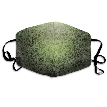

Seaweed Pattern Dust Mask, Reusable Washable Mouth Masks, Adjustable Warm Face Mask Unique Cover Filters Blocking Pollen