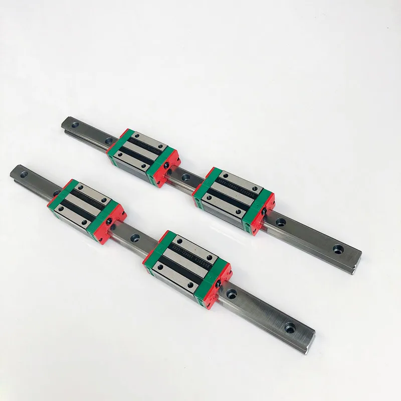 2 шт. HGR15 HGR20 HGR25 HGR30 квадратный линейный направляющий рельс 4 HGH15CA HGH20CA HGH25CA /Flang HGW15CC