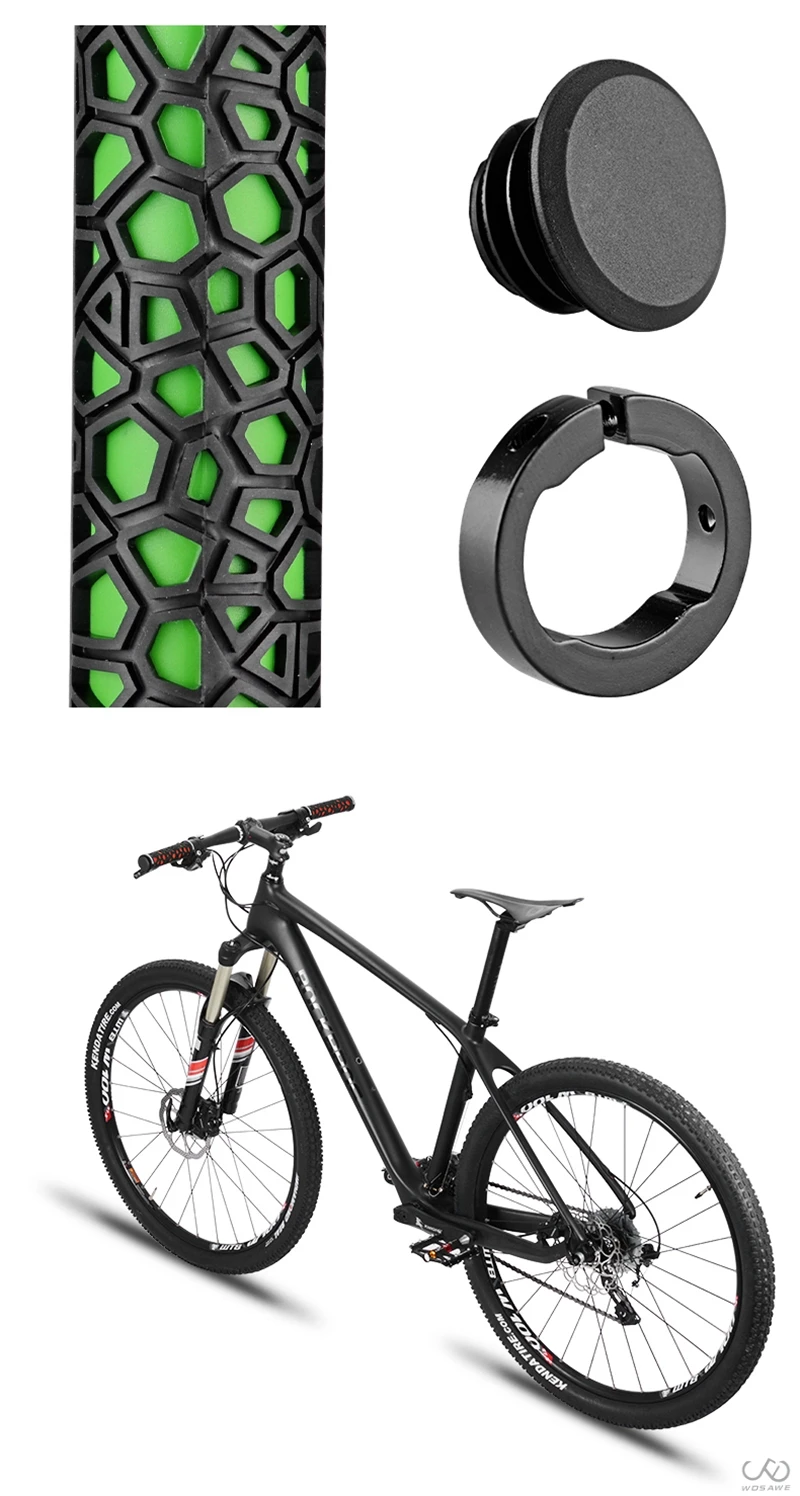 ROCKBROSBikcyc ручки руля резиновый замок-на Ultraight MTB ручки для велосипедного руля противоскользящие амортизирующие велосипедные поручень детали для мотоцикла