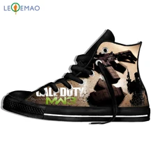 Креативный дизайн на заказ кроссовки с горячей печатью Call Of Duty унисекс светильник тренды веса удобный ультра светильник спортивная обувь