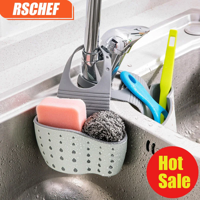 Kitchen thick double sink hanging bag sink storage bag multicolor color