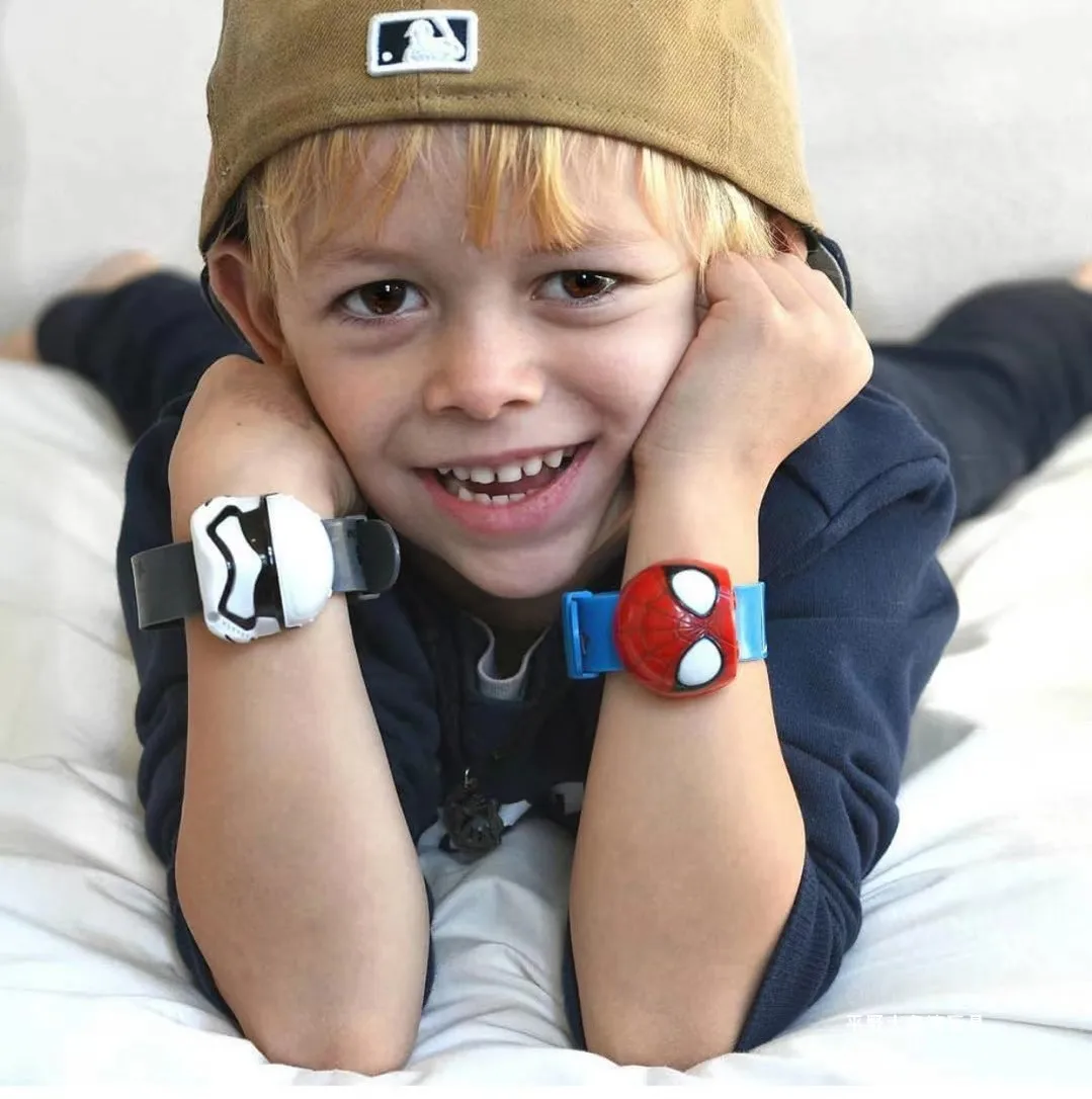 Marvel Avengers Iron Man Hulk Star Wars Kylo Ren Darth Vader Chirldren Watch Kawaii Toys Gifts Anime Favorites Collect Ornaments