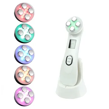 

RF EMS Electroporation Light Therapy Beauty Device 5 in 1 LED Skin Tightening Mesotherapy Anti Aging Face Lifting Facial Machine