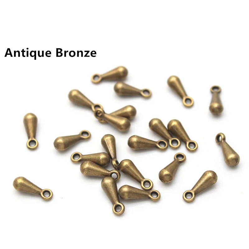 7mm 9mm Gold /Rhodium/Silber/Bronze Kette Erweiterte & Erweiterung/Schwanz Extender Metall Wasser drop Anhänger HK142 – Detail 3