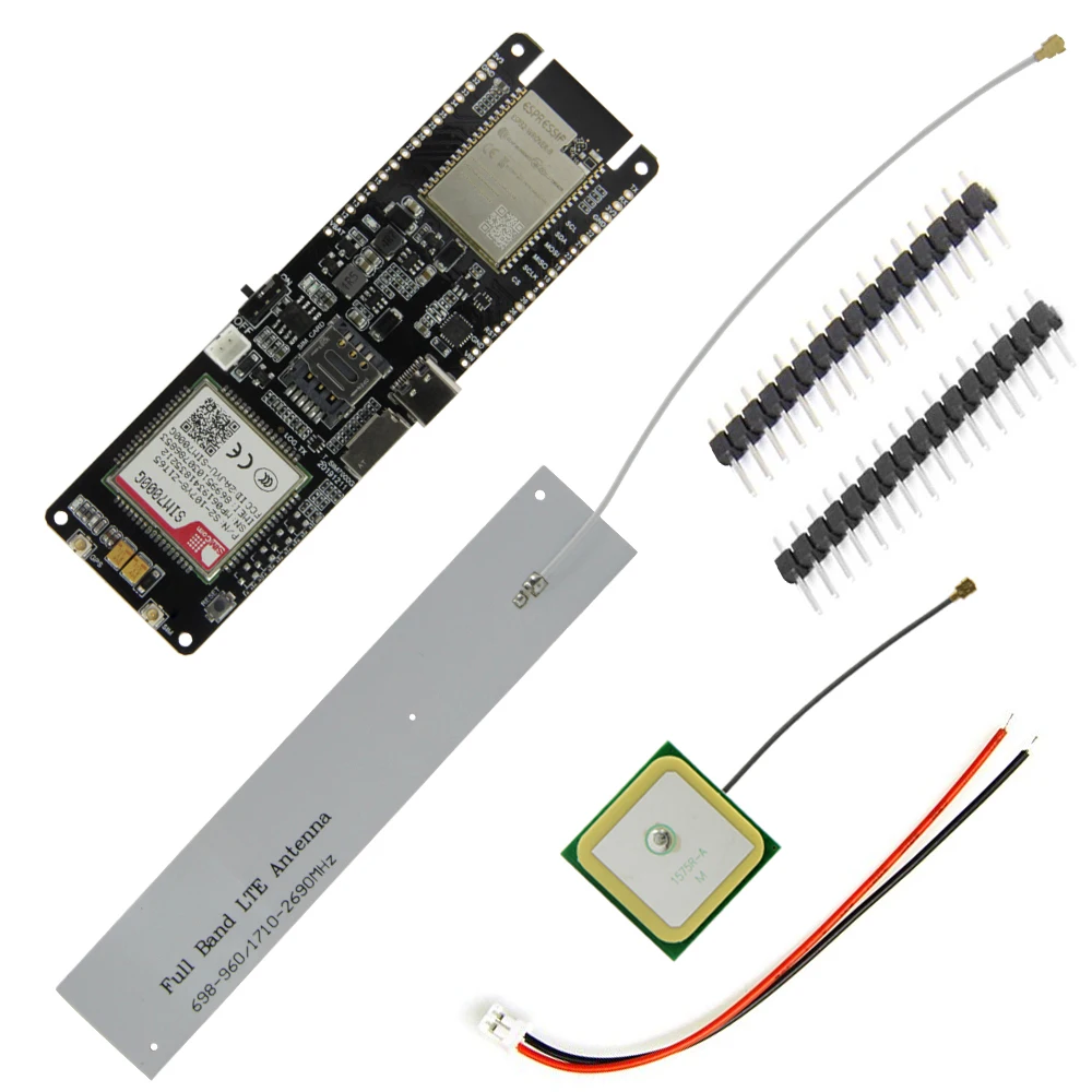 LILYGO®TTGO T-SIM7000G модуль ESP32-WROVER-B чип Wi-Fi Bluetooth 18560 батарея держатель солнечной зарядки макетная плата