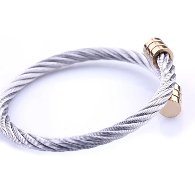 adjustable a bangles for womens luxury stainless steel gifts for woman accessories bangles for men Fashion Jewellery wholesale