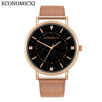 

Fashion Watch Men Slim Mesh Strap Minimalist Wristwatches For Men Quartz Watch New Brand Casual Male Clock Relojes Para Hombre