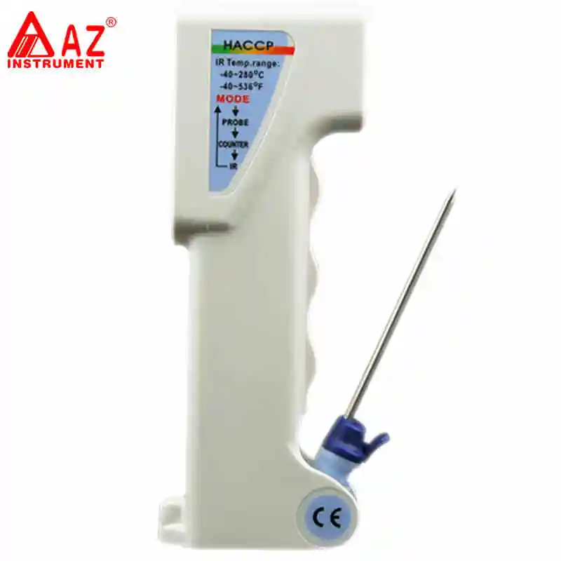 AZ8838 ручная пушка типа безопасности ИК инфракрасный термометр еды AZ-8838