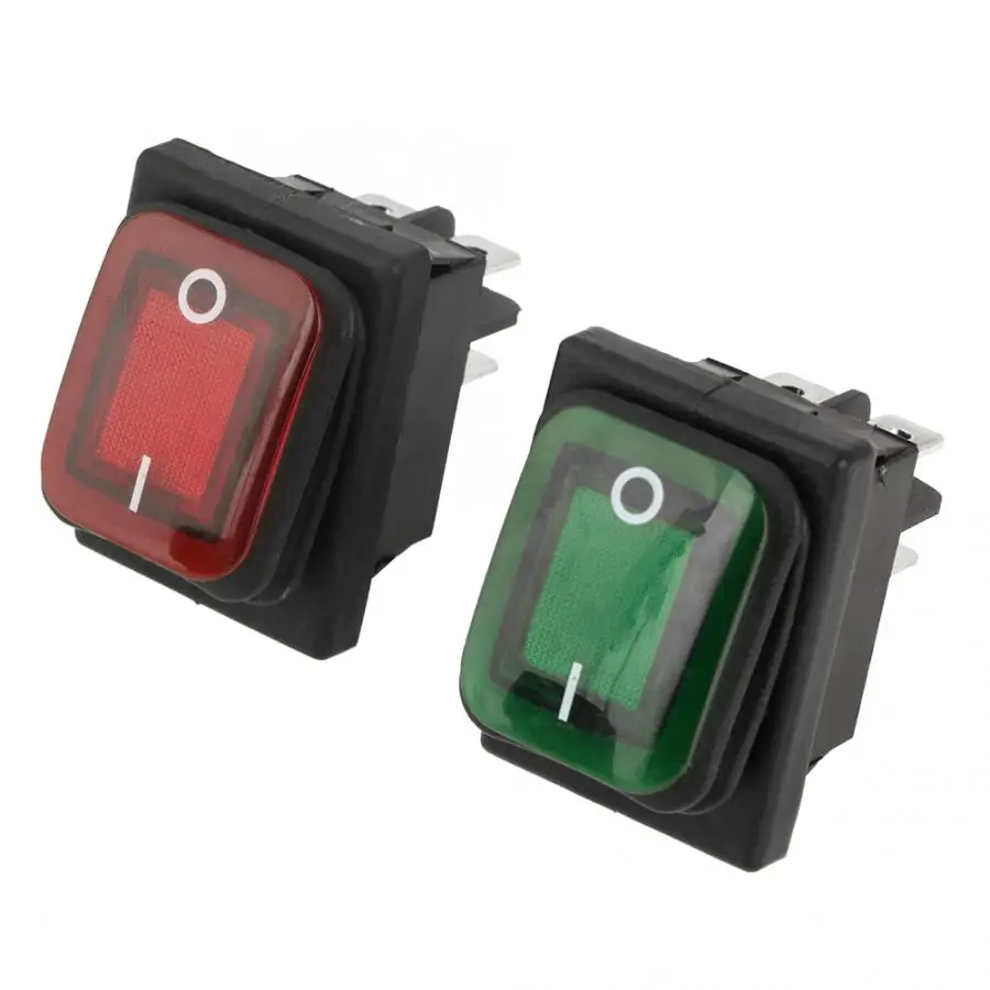 4 шт./компл. кулисный переключатель 220V Pin 2 положение ВКЛ ВЫКЛ Водонепроницаемый
