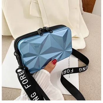 

2020 new mini handbags women fashion ins ultra fire retro wide shoulder strap messenger bag purse simple style Crossbody Bags