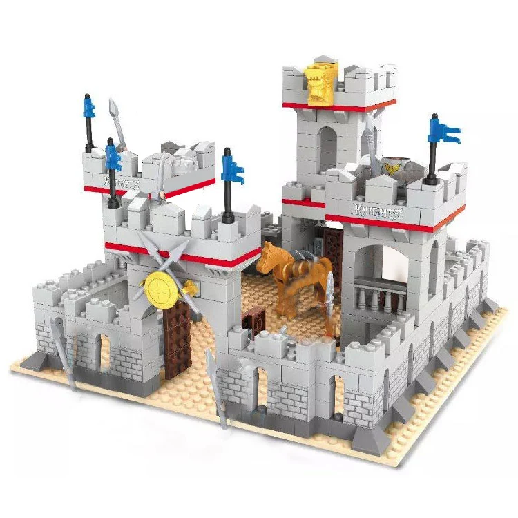 686 шт. Детский конструктор средневековый замок|Блочные конструкторы| |