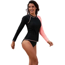 Пляж дайвинг серфинг плавание аксессуары для спортивной одежды женский спортивный Топ, взрослый молния с длинным рукавом Солнцезащитная УФ шторка Защита Горячая