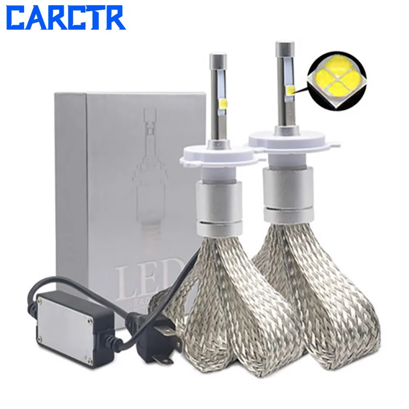Светодиодные фары CARCTR H10 H8 H9 H27 H13 H1 H3 H11 H7 автомобильные H4 светодиодсветодиодный