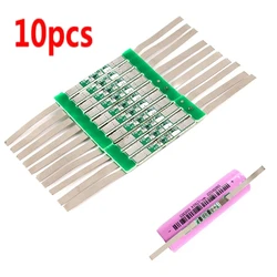 Panneau de chargeur 18650, 3.7V 3a, pour batterie au Lithium Li ion, 10 pièces/lot, Protection contre les surcharges, avec ceinture de soudure 