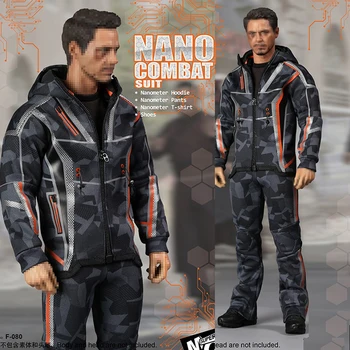 

In stock 1/6 scale F-080 Iron Man Tony NANO Combat Suit Accessory Model For 12 Inch Action Figure Body
