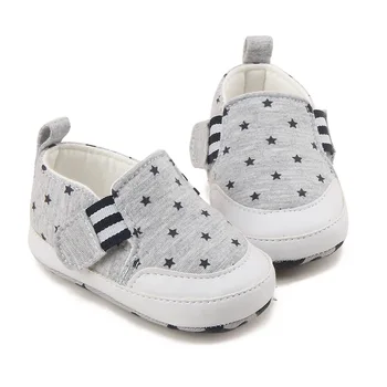 

Autumn Baby Shoes Soft Bottom First Walkers Newborn Shoes Infant Baby Girl Boy Print Stars Pattern Crib Anti-Slip For Toddler