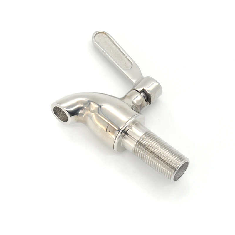 

16mm Wine Barrel Water Spigot Tap 304 Stainless steel Faucet For Wine Beer Oak Barrel Beverage Dispenser Bar Supplies #