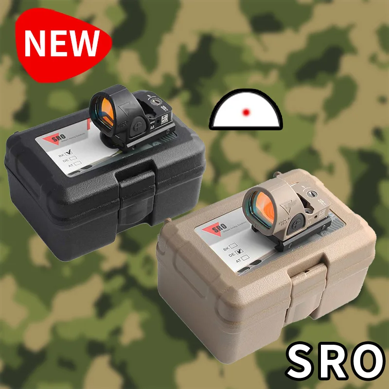MAGORUI Новый мини прицел RMR SRO с красной точкой для страйкбола/охоты отражения