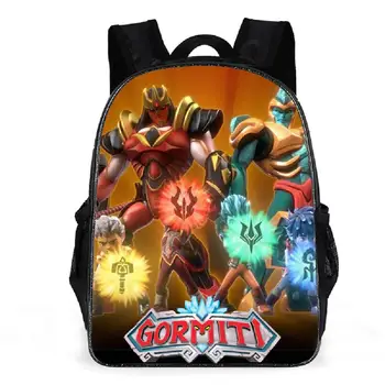 

Fashion Gormiti Boys Backpack New Games Schoolbag Children's Bag Kids Kindergarten Toddler Mochila Escolar