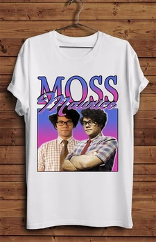 

Moss Maurice T Shirt Vintage Geek Roy Jen Nerd New Homage High Quality Tee Shirt