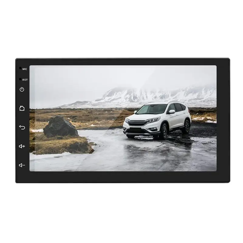 7168 2 DIN 7 дюймов Android 8,1 автомобильный стерео gps BT 4,0 FM радио MP5 плеер