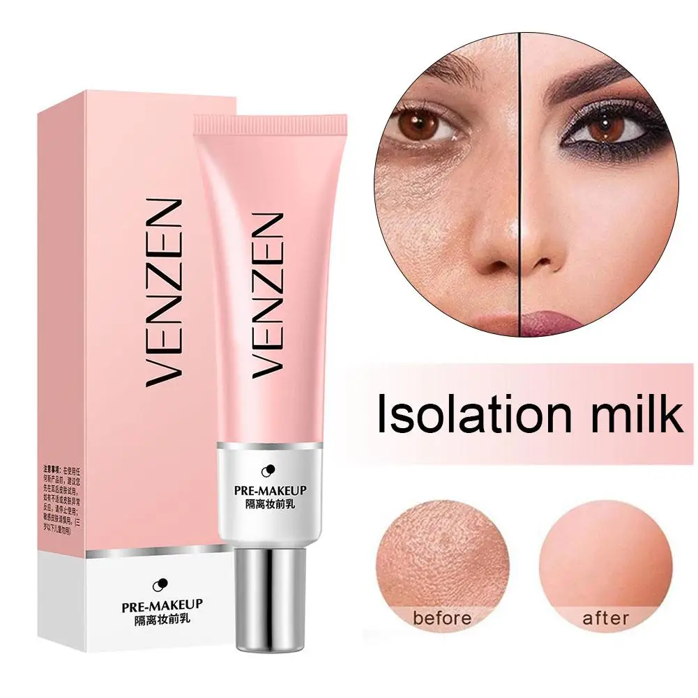 Pore Primer Hydrating Pink Isolation Makeup Pre milk Base Concealer Cream Invisible Pore Cosmetics Brighten Makeup 2