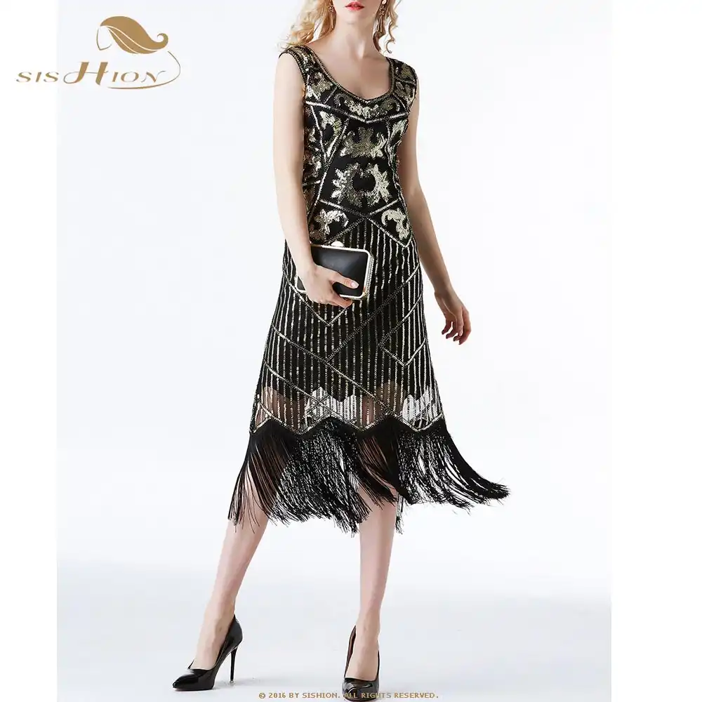sequin dresses midi length