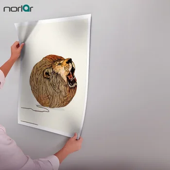 

Canvas Poster Painting Knitting Wool Ball Lion Poster Art Lovely Wall Picture Print Modern Home Living Room Decor No frame