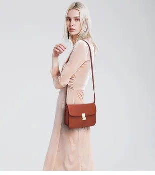 

2020 New Fashion Single Shoulder Messenger Square Sling Bag Retro Simple Tofu Women Bag Women